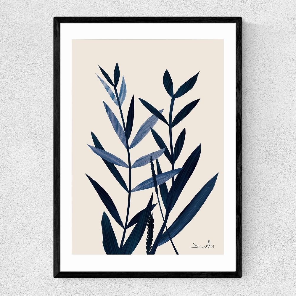 east end prints Blue Plant I