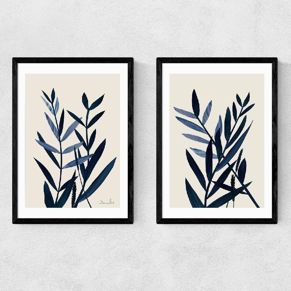 east end prints Blue Plant Twin Set