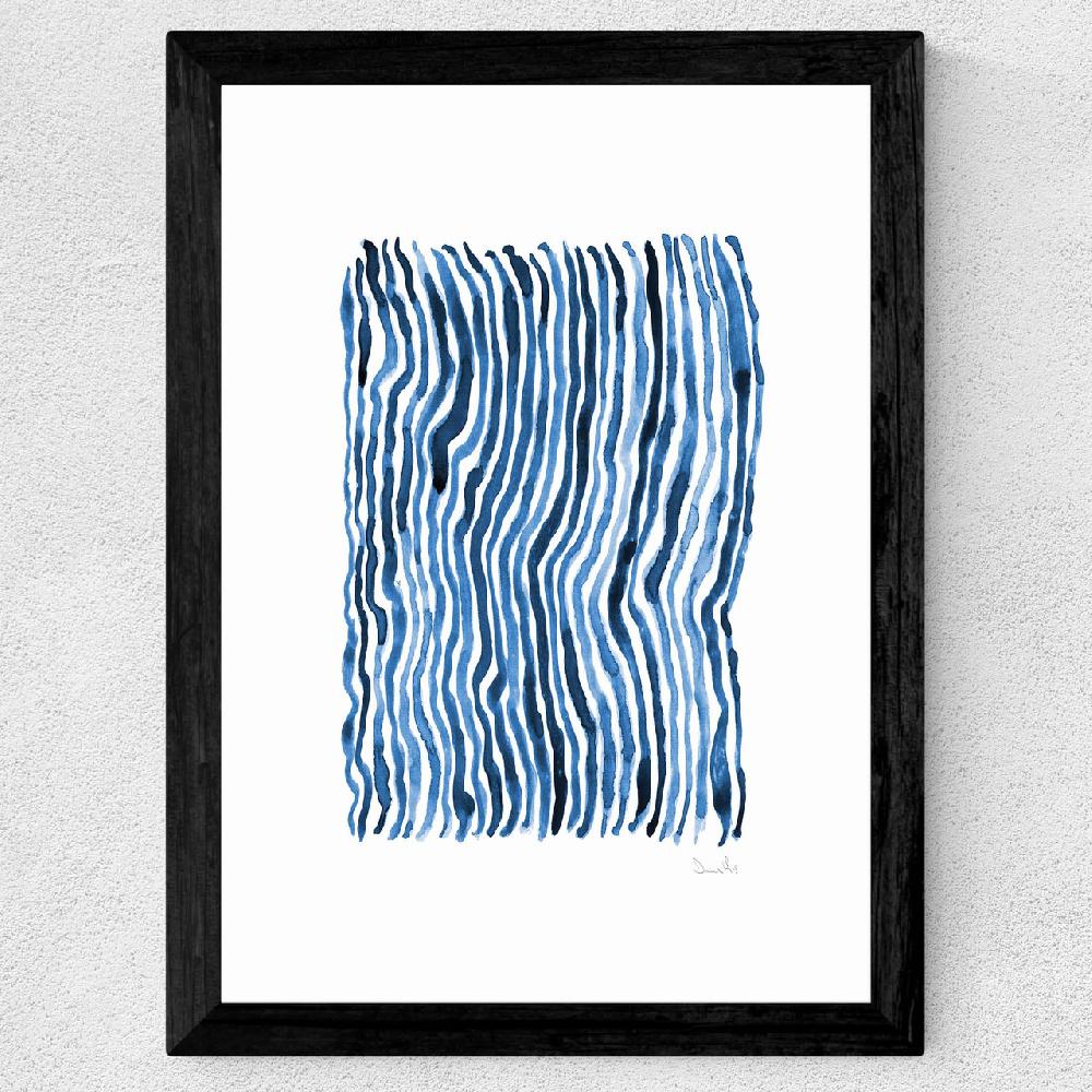 East End Prints Blue Set 2