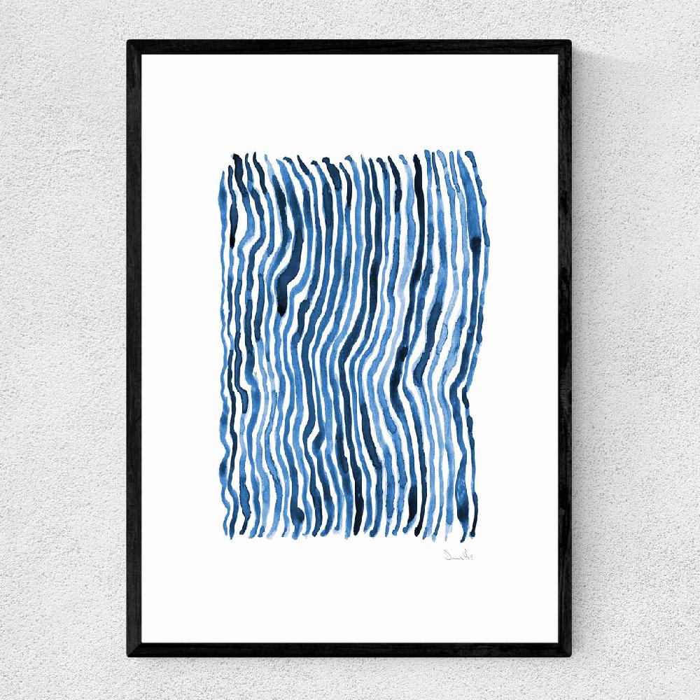 east end prints Blue Set 2