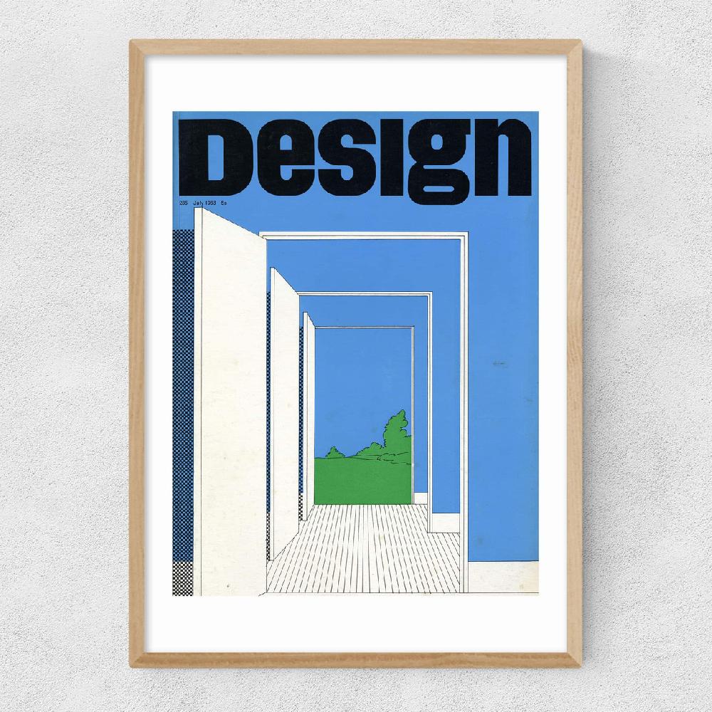 East End Prints Blue Sky 1968 Design Magazine