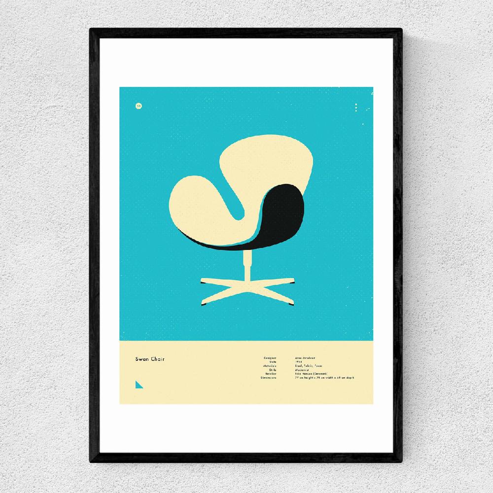 east end prints Blue Swan Chair