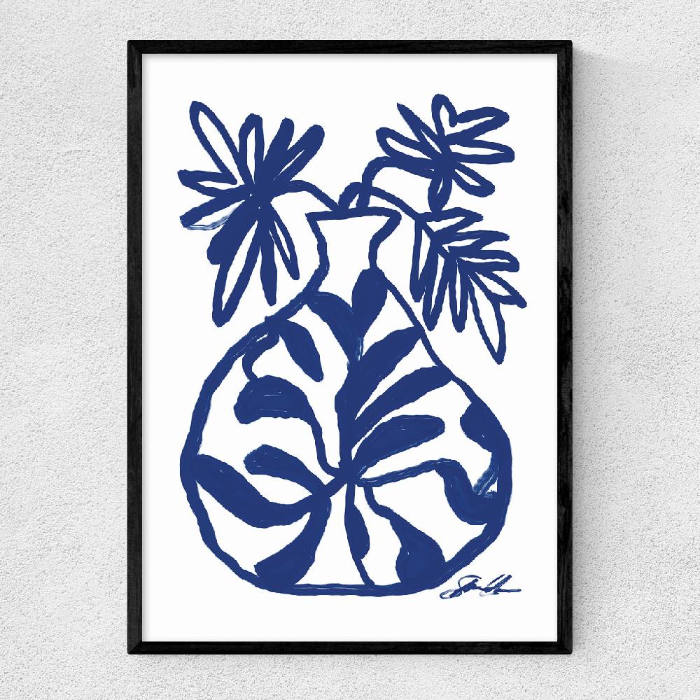 east end prints Blue Vase