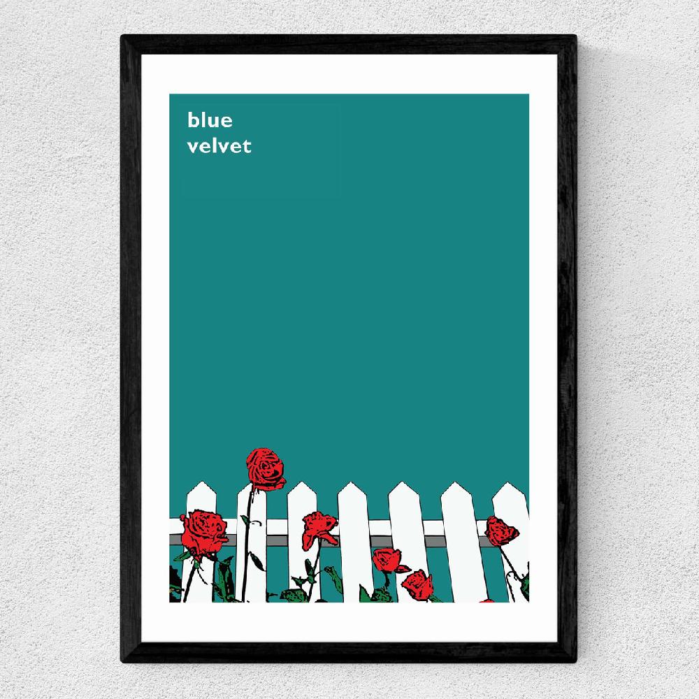 East End Prints Blue Velvet