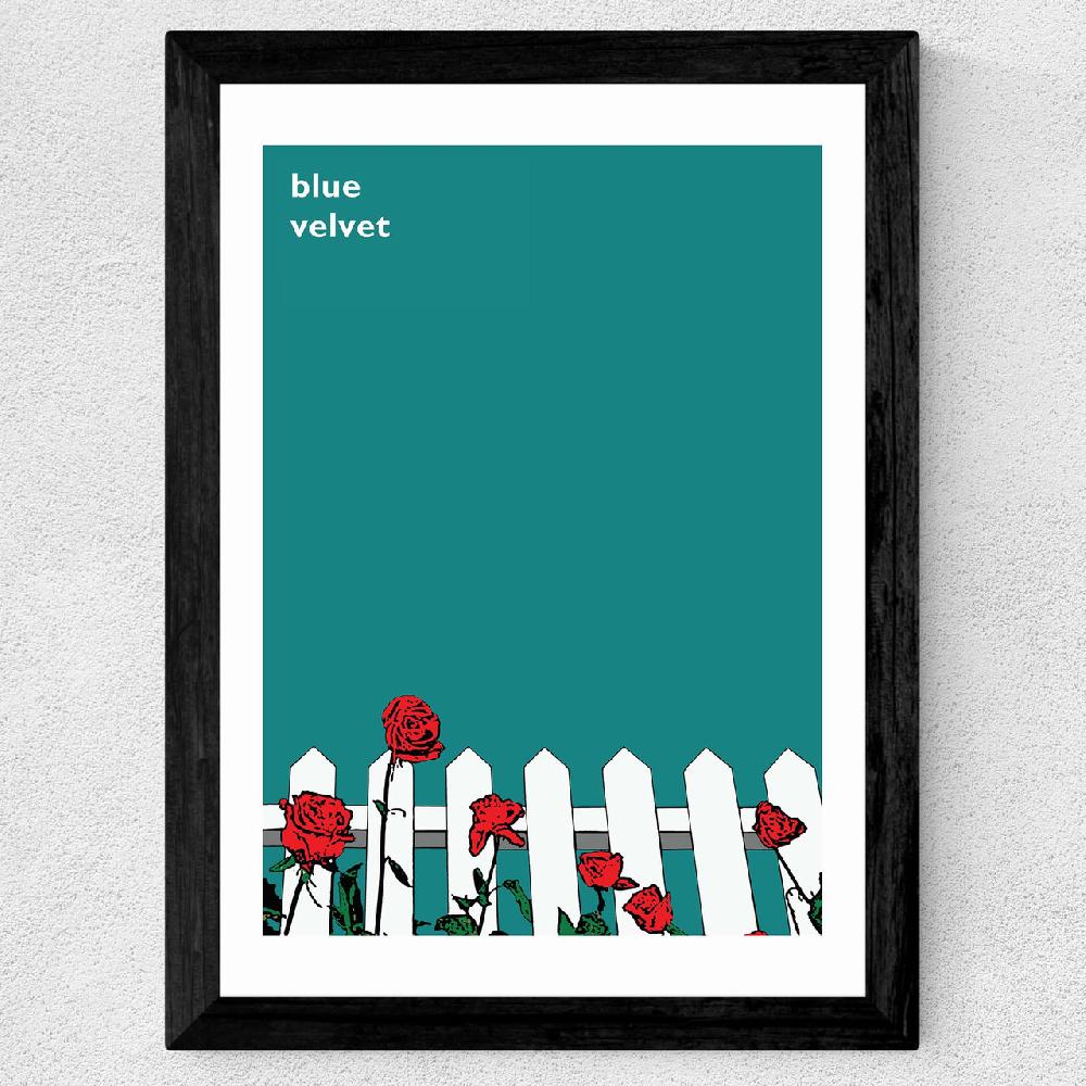 East End Prints Blue Velvet