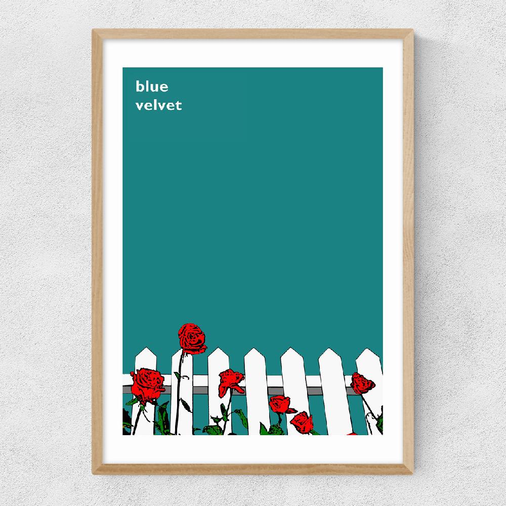 East End Prints Blue Velvet