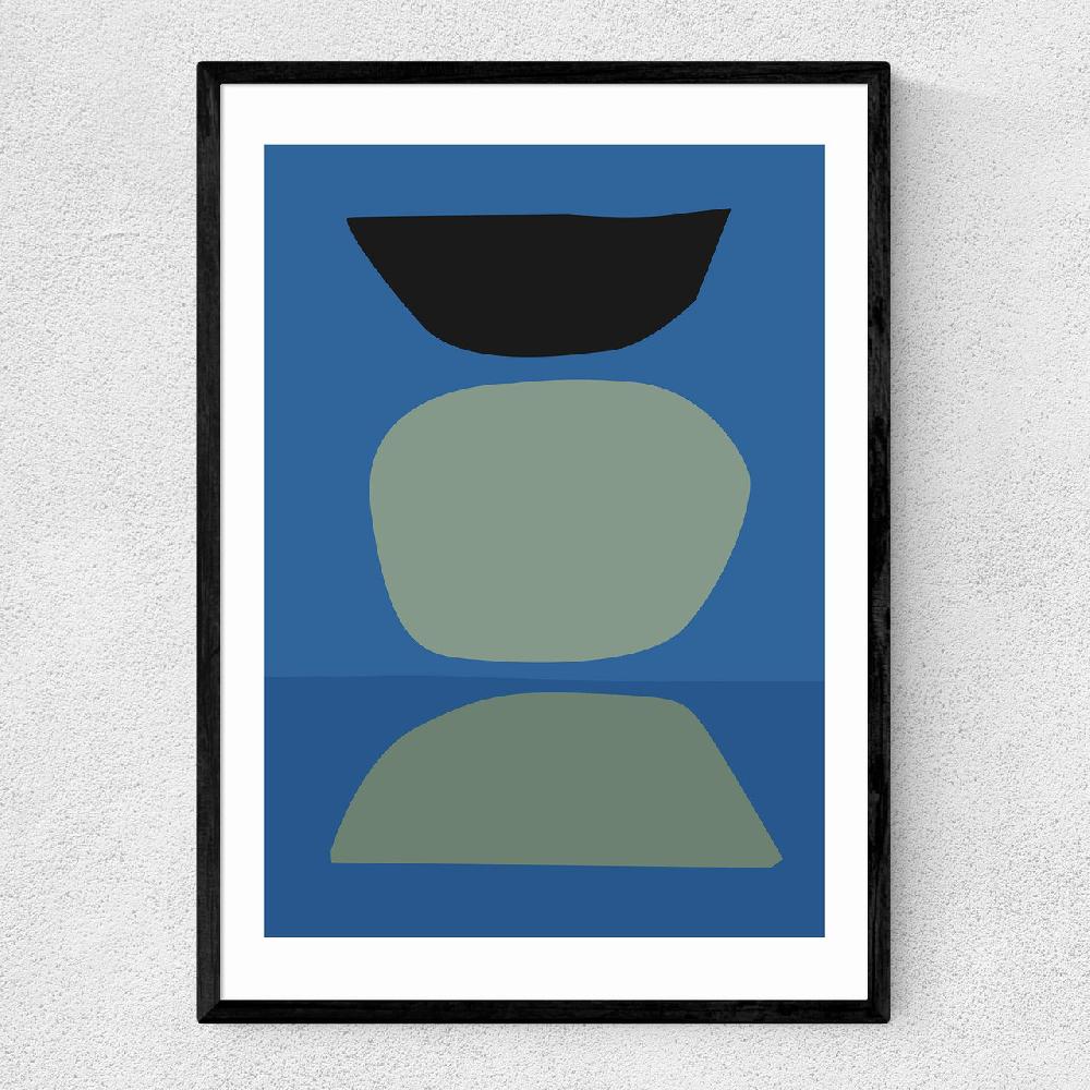 east end prints Blue