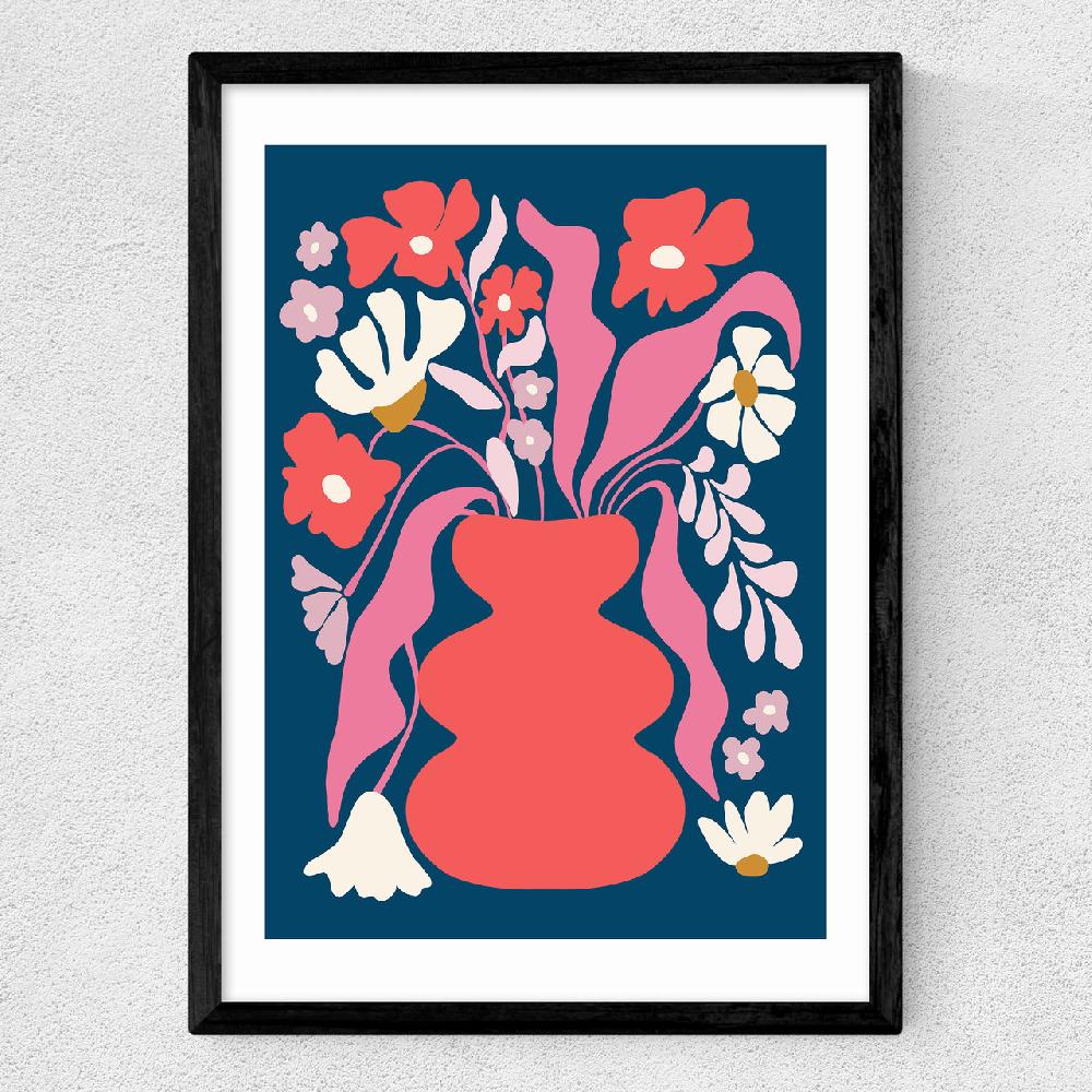 East End Prints Blushing Flower Pot