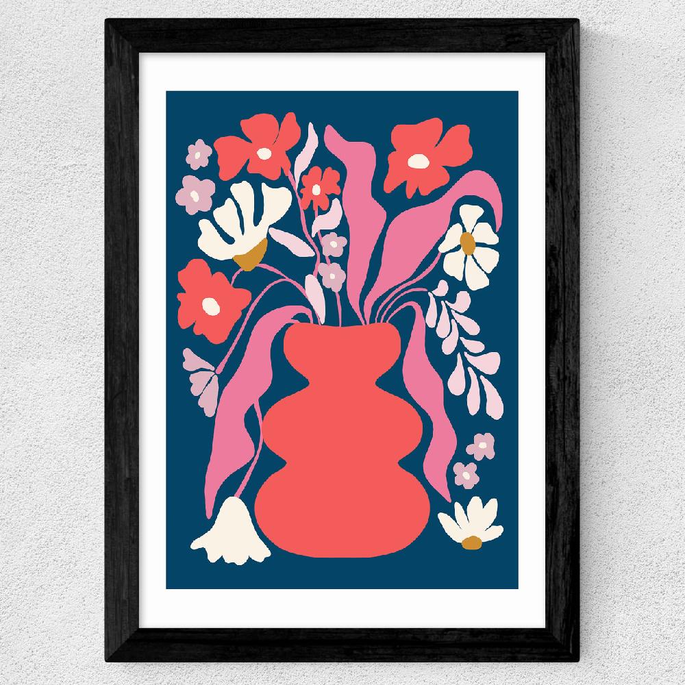 East End Prints Blushing Flower Pot
