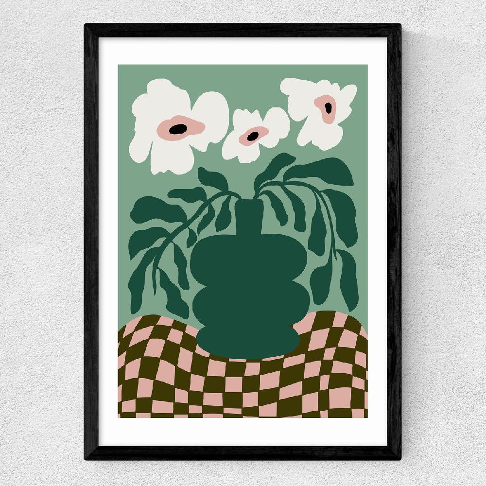 East End Prints Bold Blossom Pottery