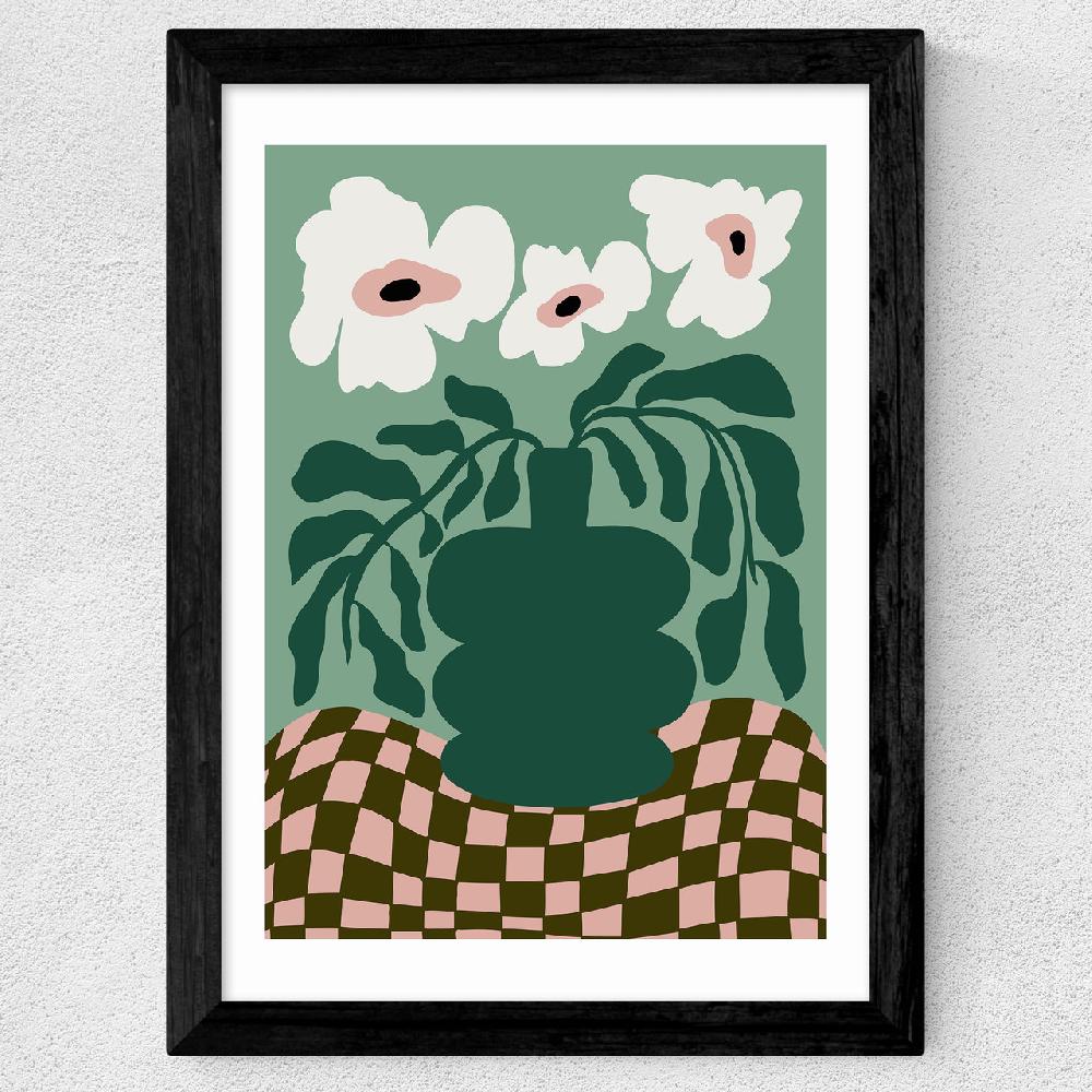 East End Prints Bold Blossom Pottery