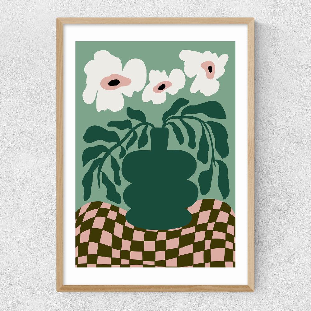 East End Prints Bold Blossom Pottery