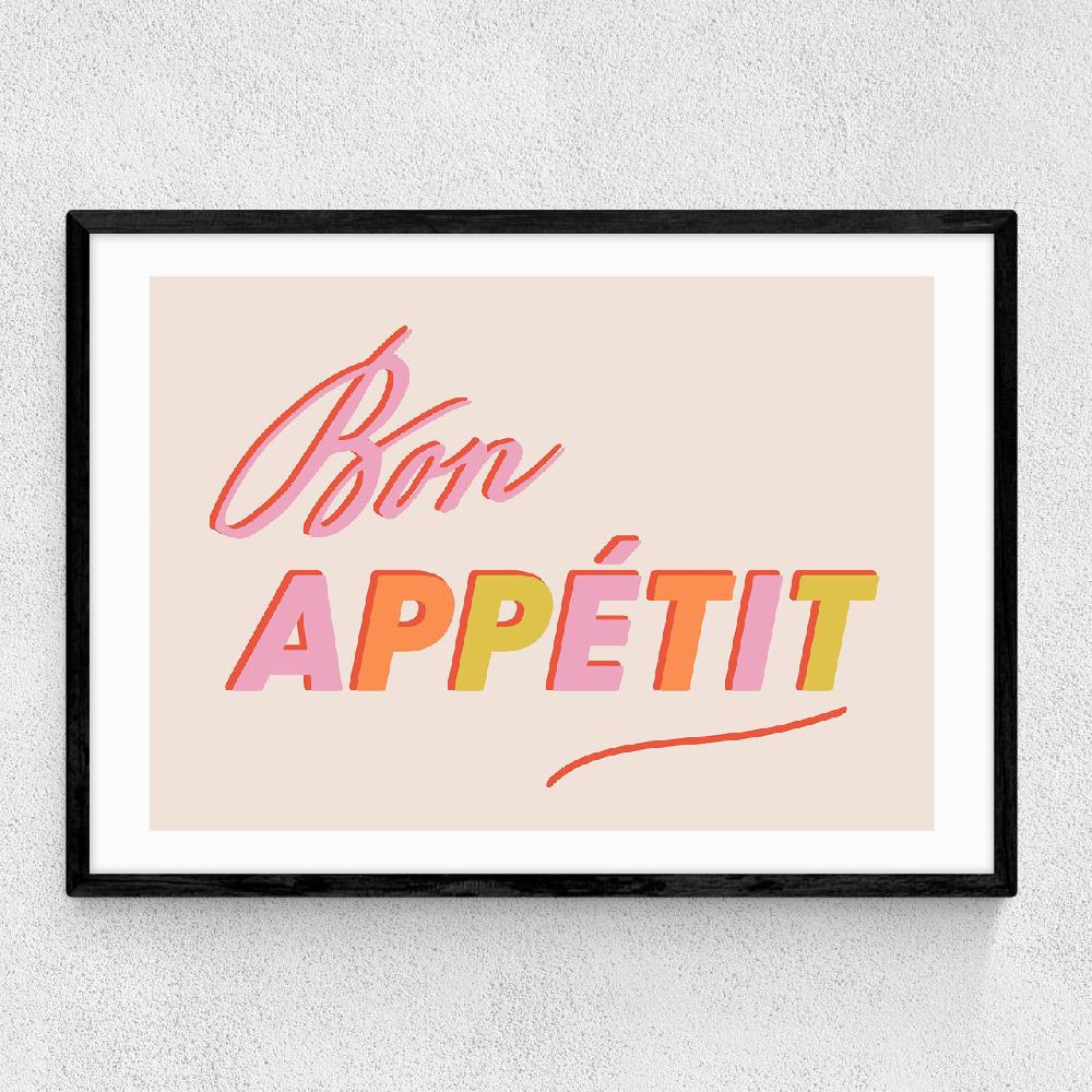 east end prints Bon Appetit by Studio Eleni