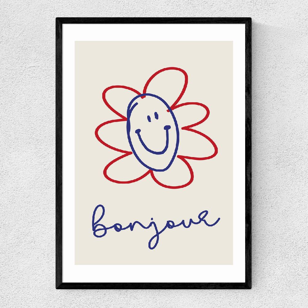 east end prints Bonjour by Inoui