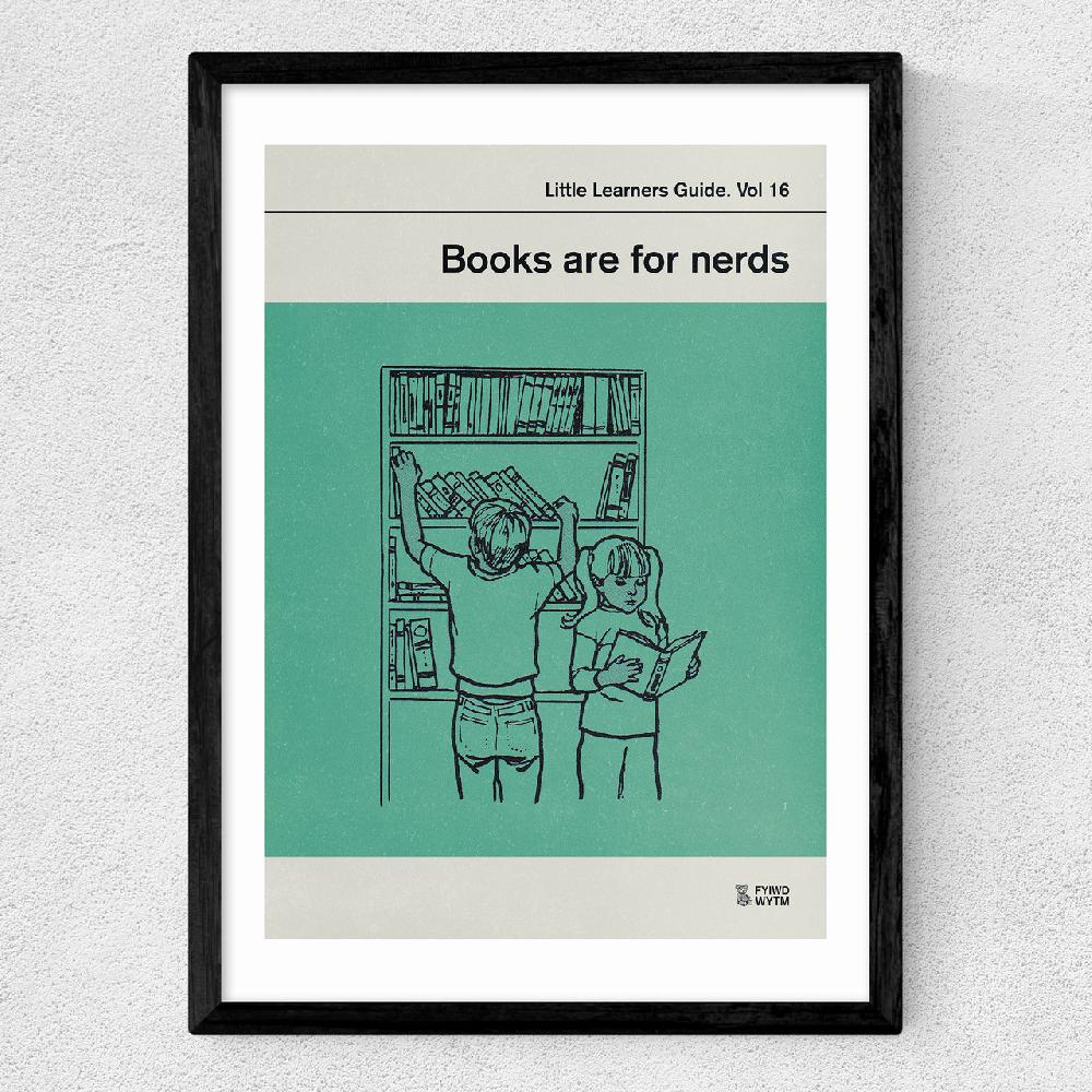 East End Prints Books Are For Nerds
