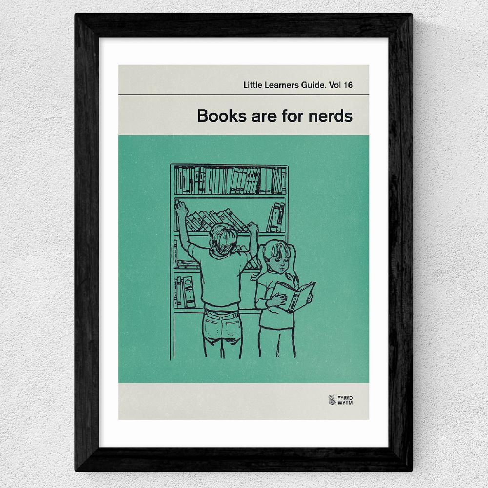 East End Prints Books Are For Nerds