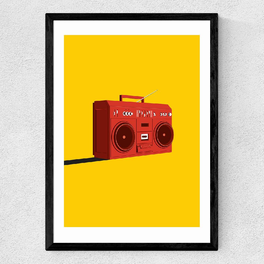 East End Prints Boombox