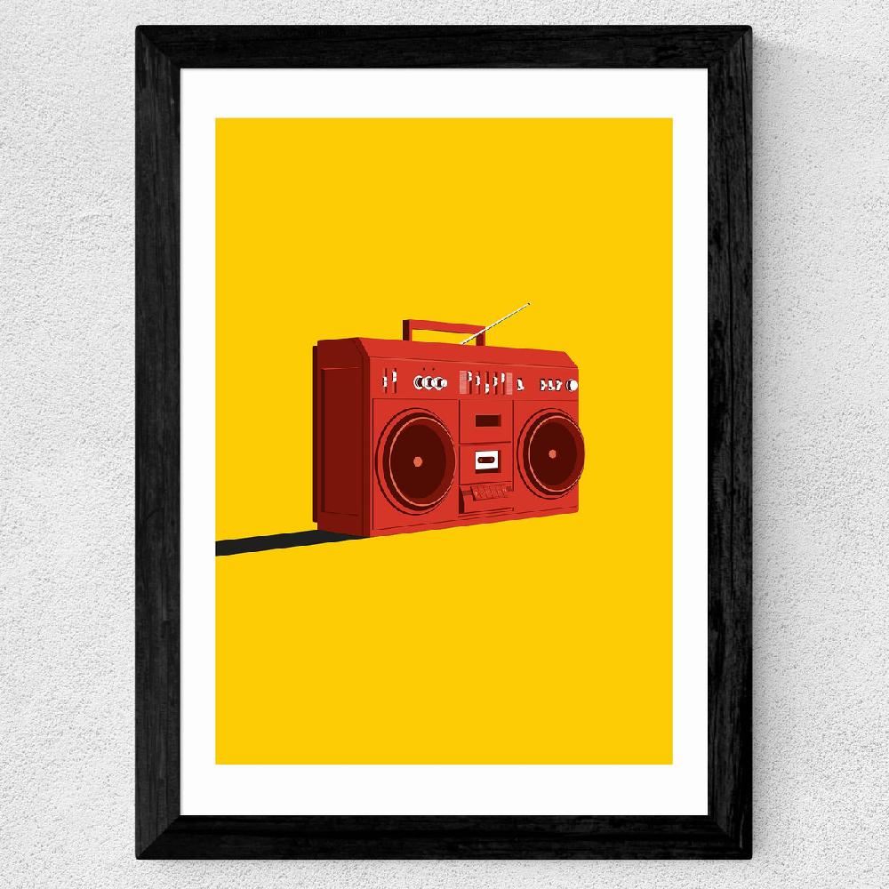 East End Prints Boombox