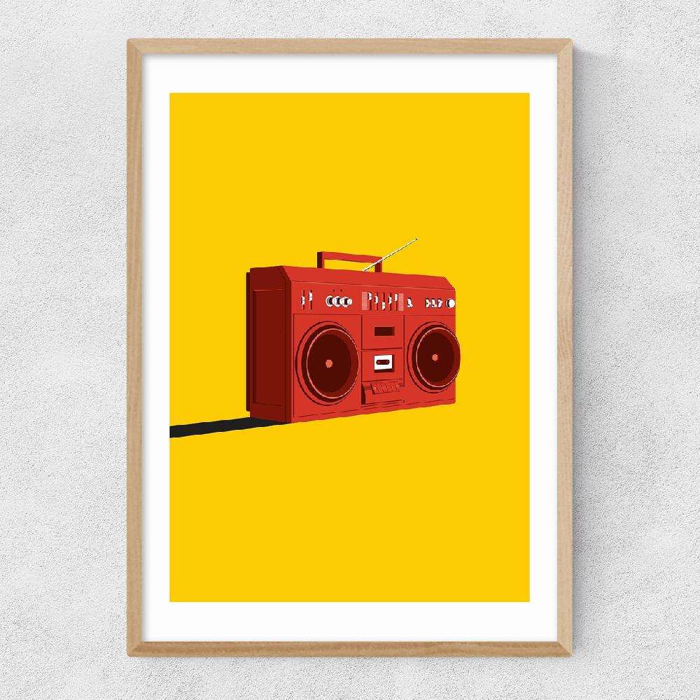 East End Prints Boombox