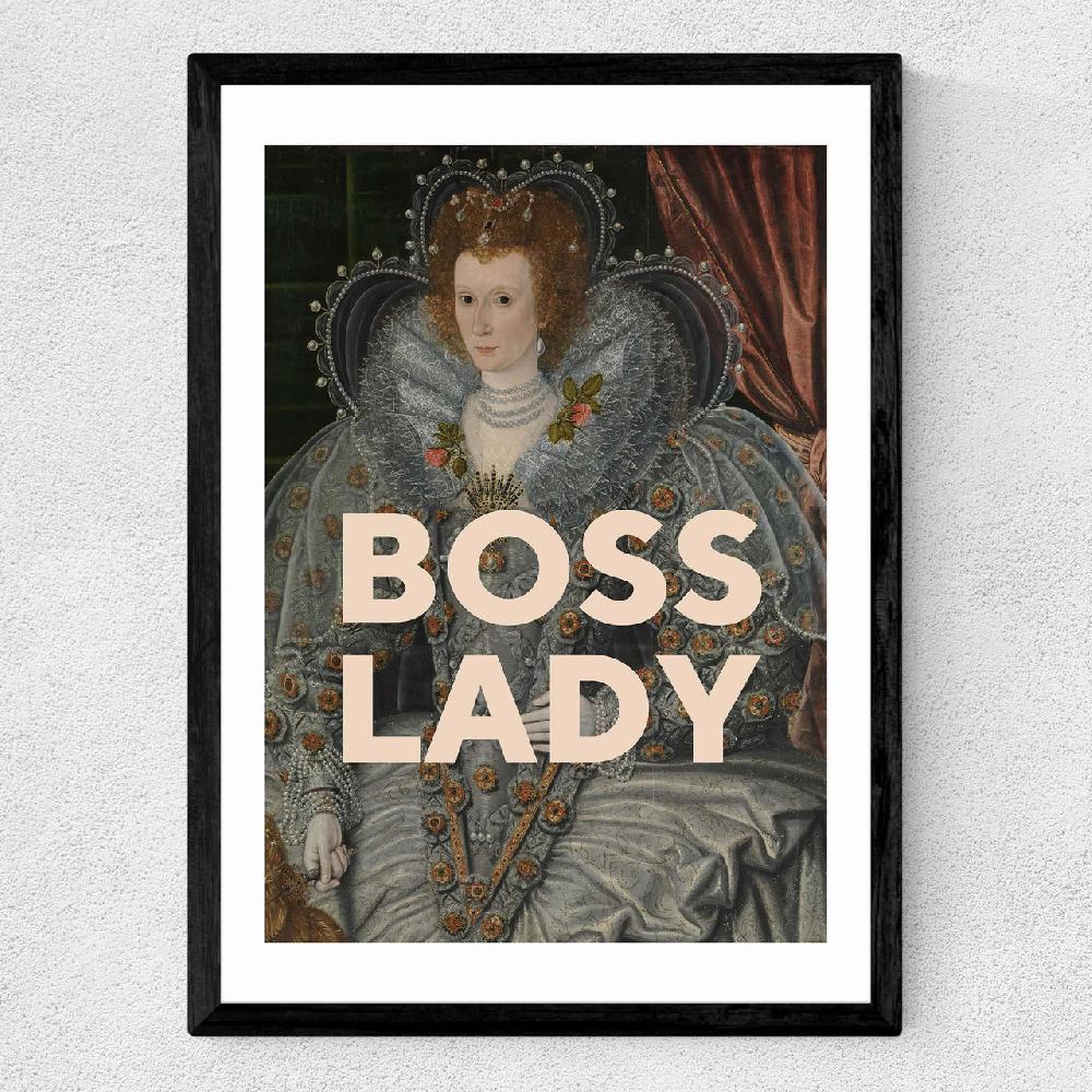 East End Prints Boss Lady