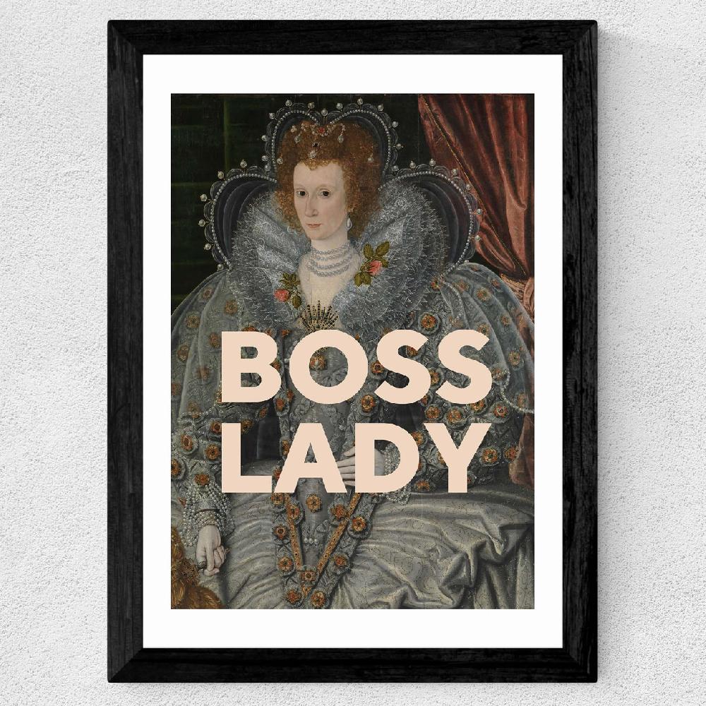 East End Prints Boss Lady