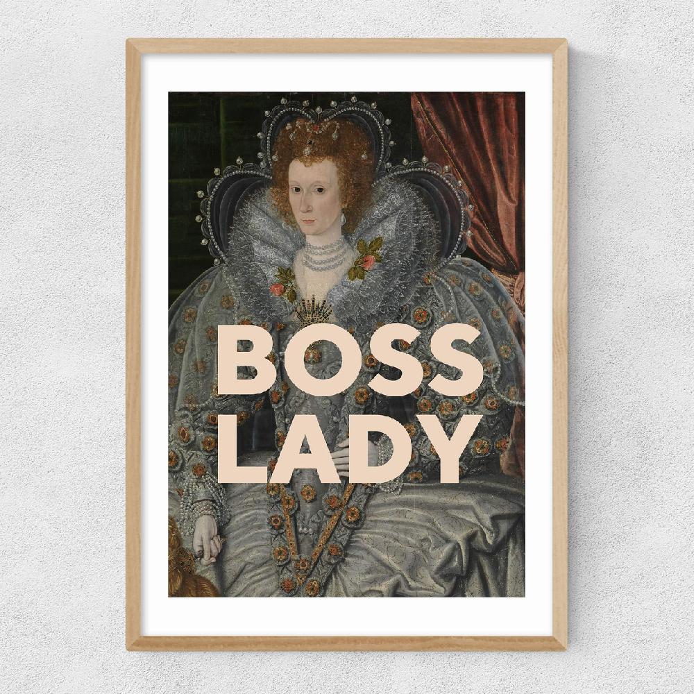 East End Prints Boss Lady