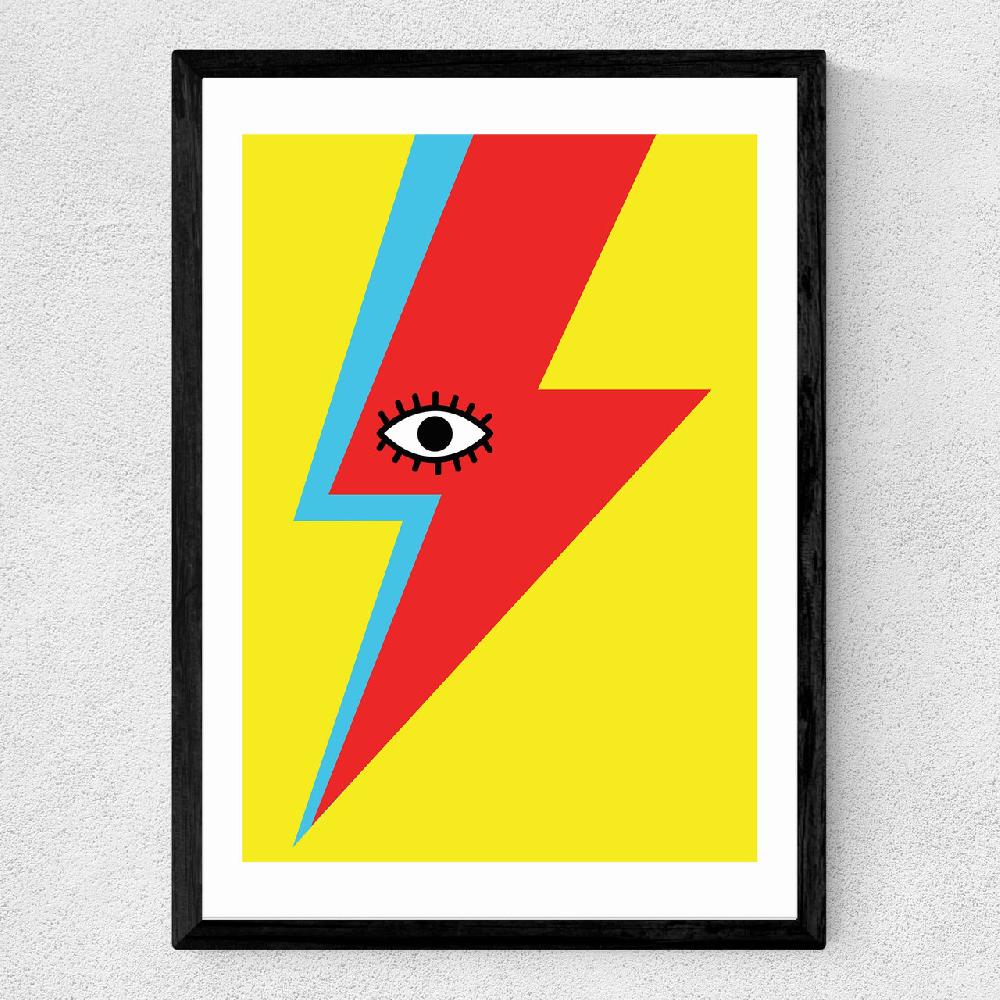 East End Prints Bowie By Scribbler