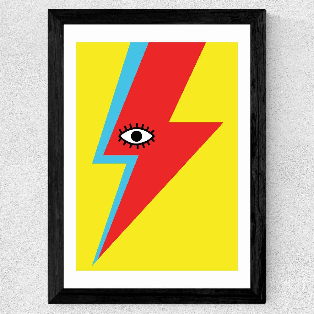 East End Prints Bowie By Scribbler