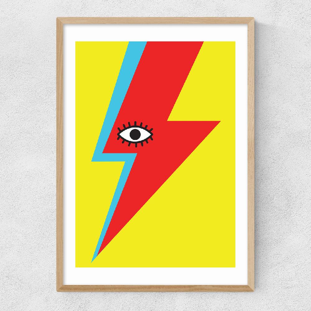 East End Prints Bowie By Scribbler