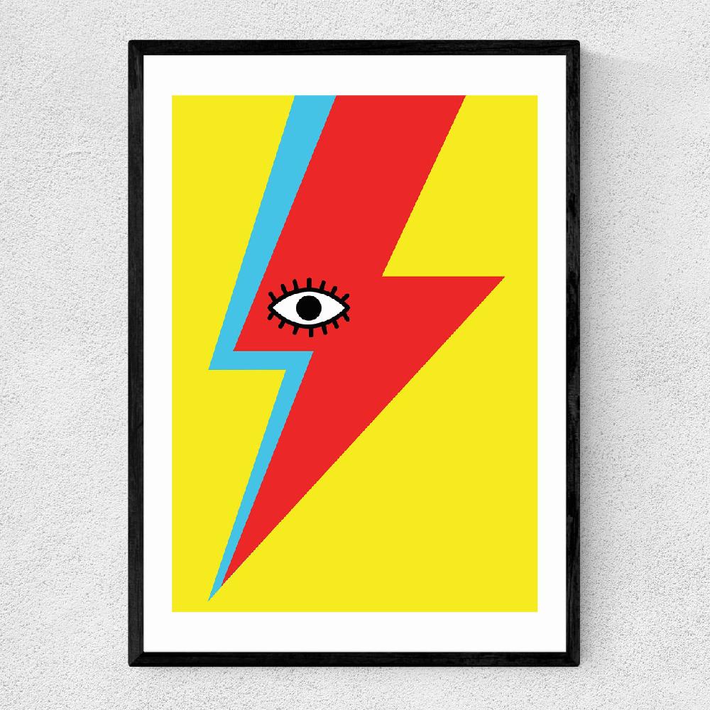 east end prints Bowie by Scribbler