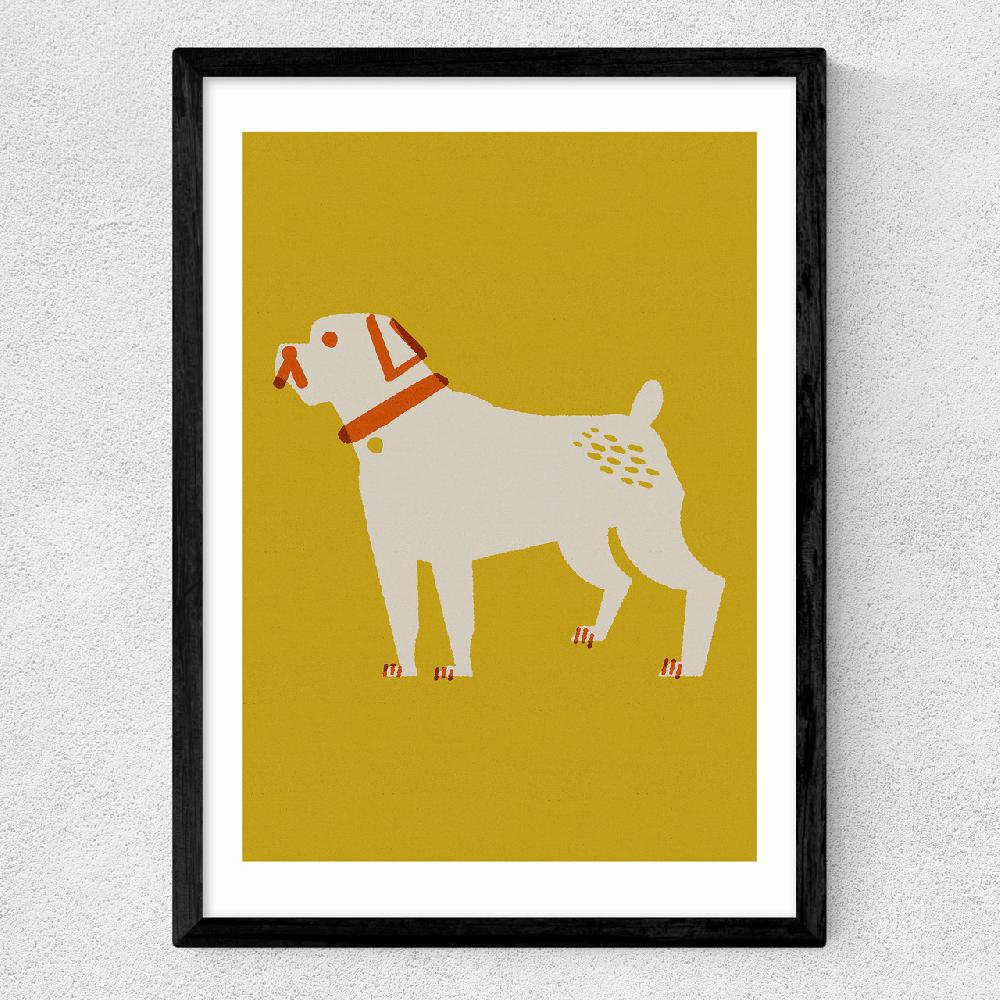 East End Prints Boxer By Christina Hagerfors