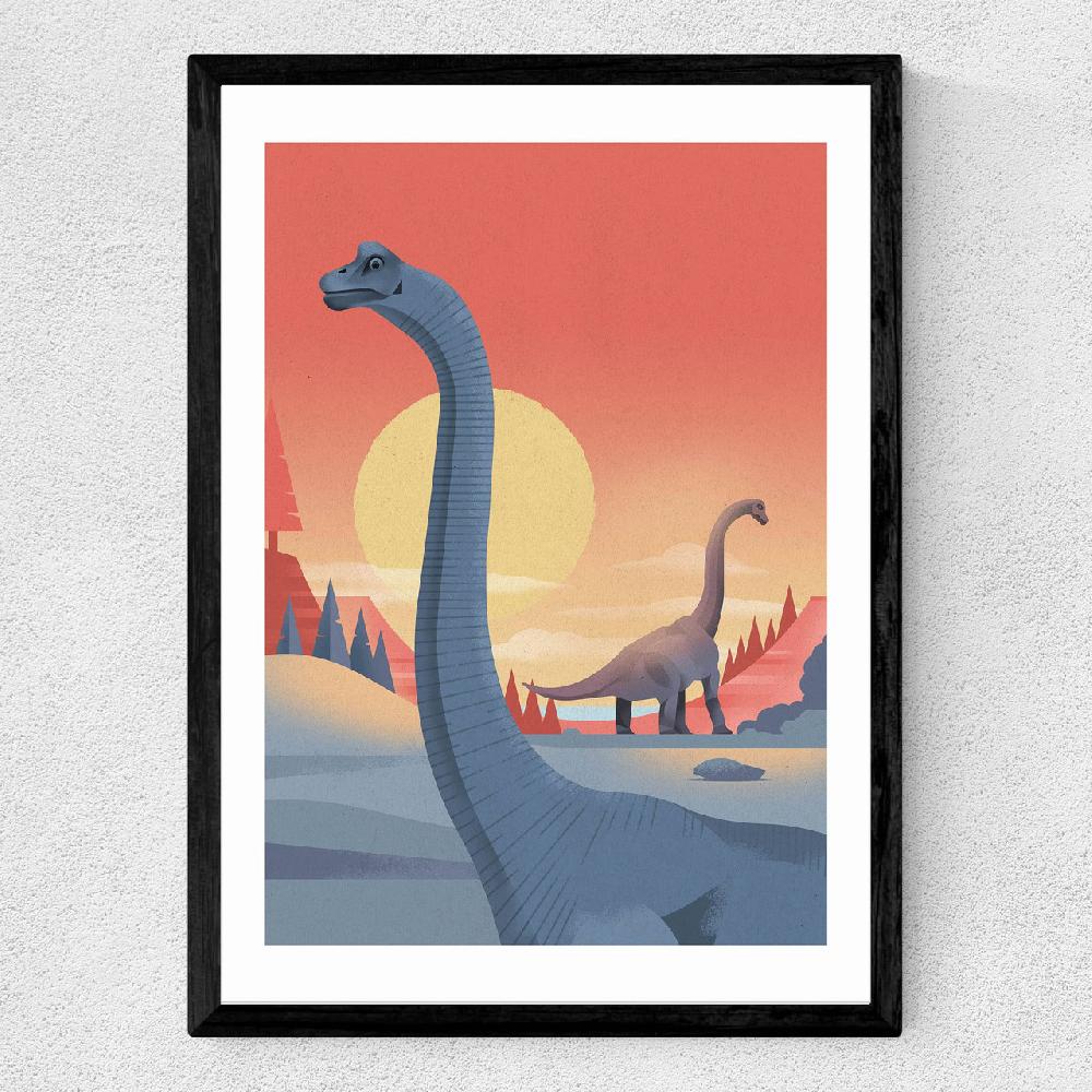East End Prints Brachiosaurus