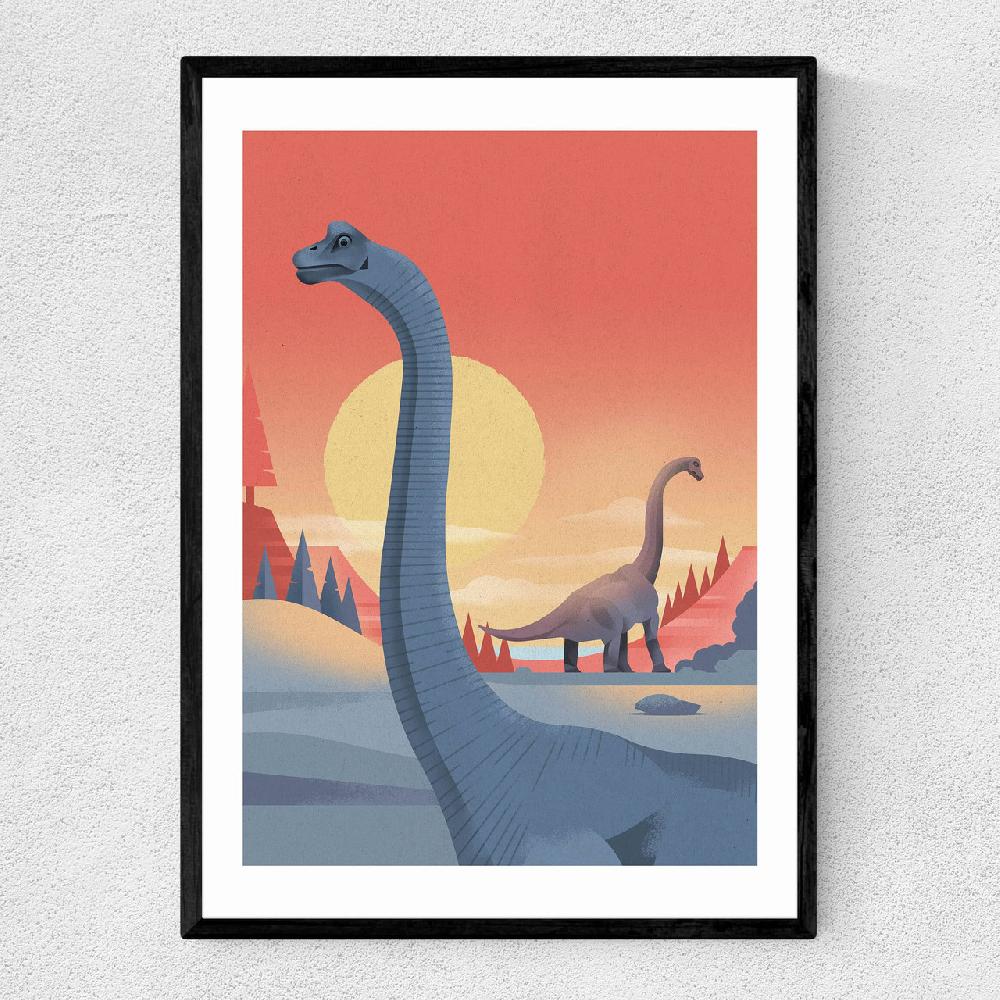 east end prints Brachiosaurus