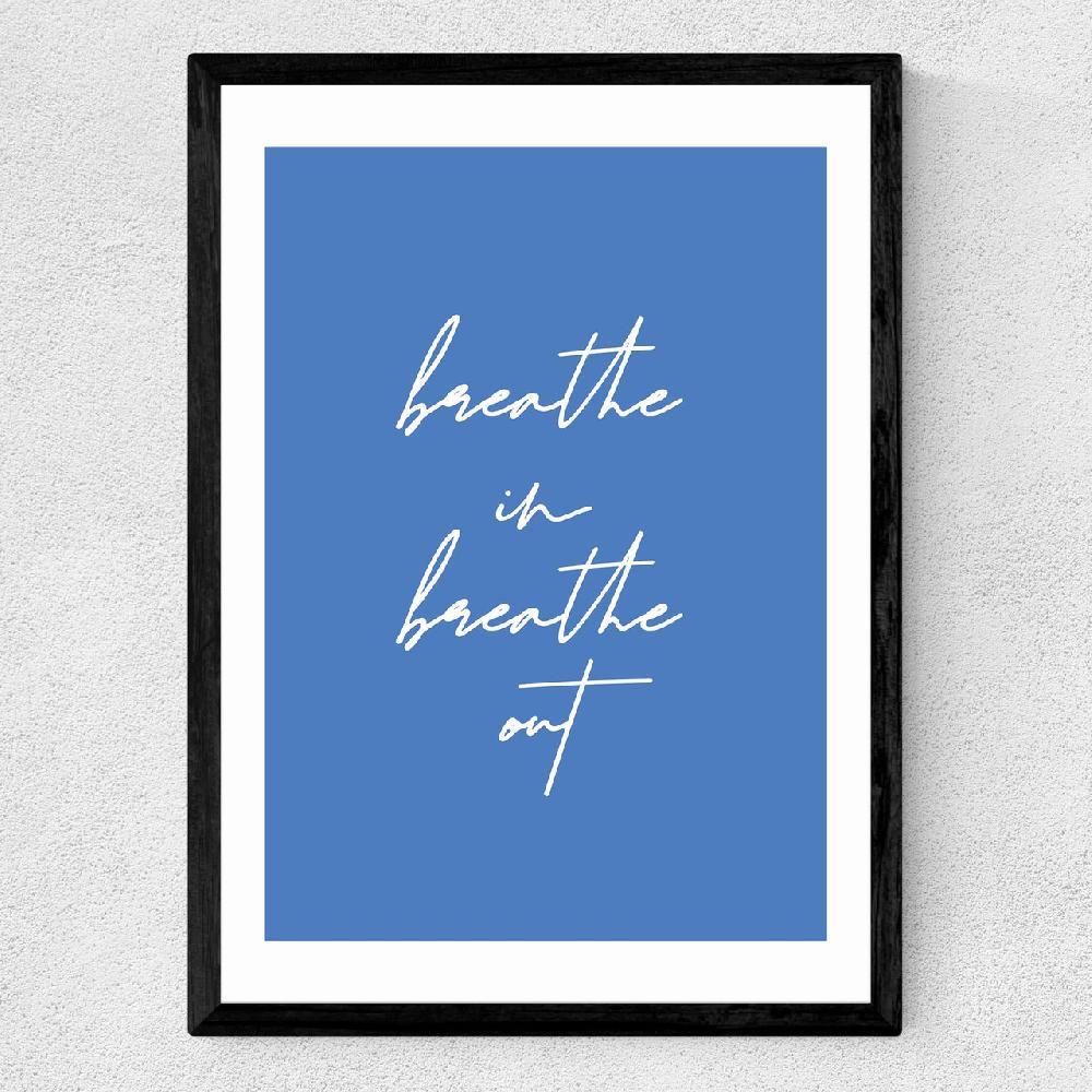East End Prints Breathe In By Violet Studio