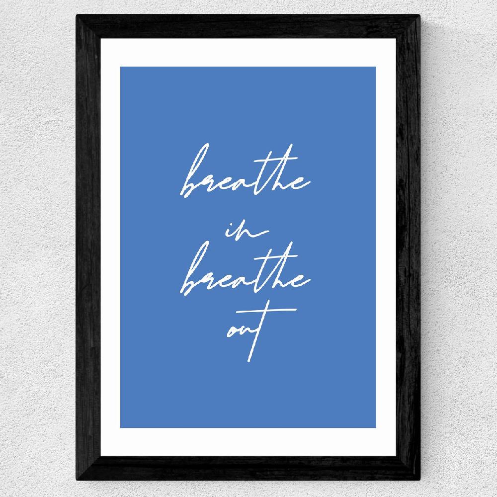 East End Prints Breathe In By Violet Studio