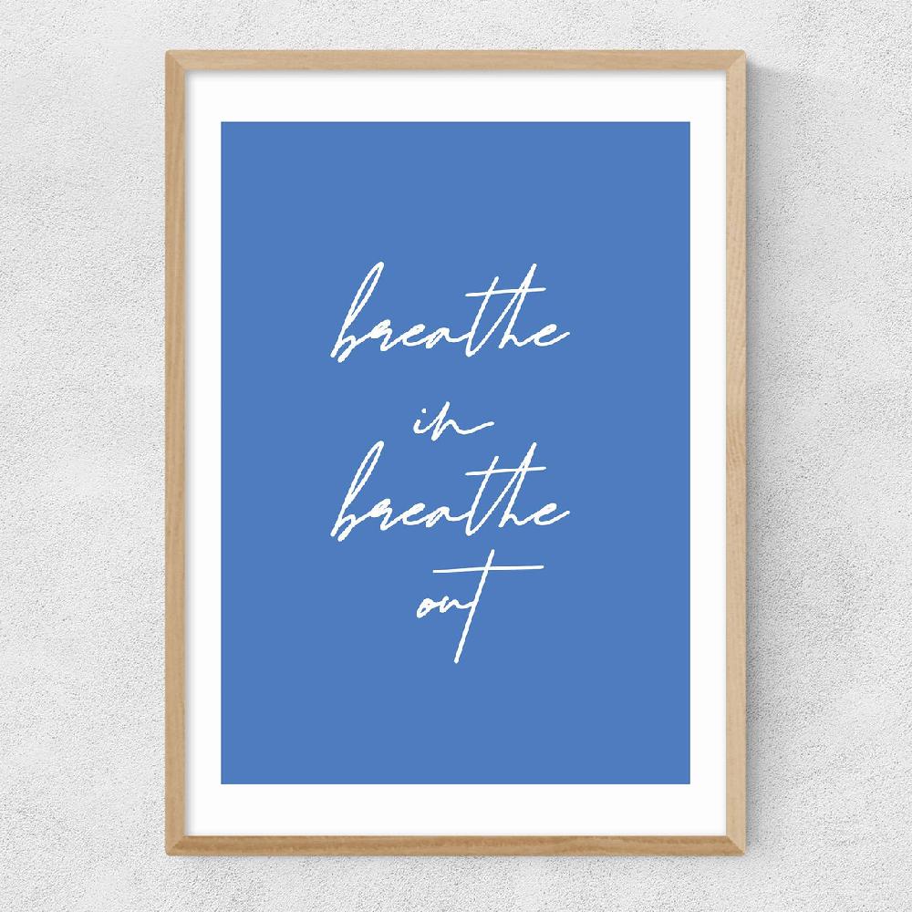 East End Prints Breathe In By Violet Studio
