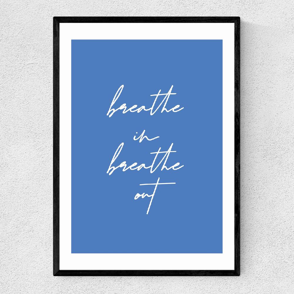 east end prints Breathe In by Violet Studio