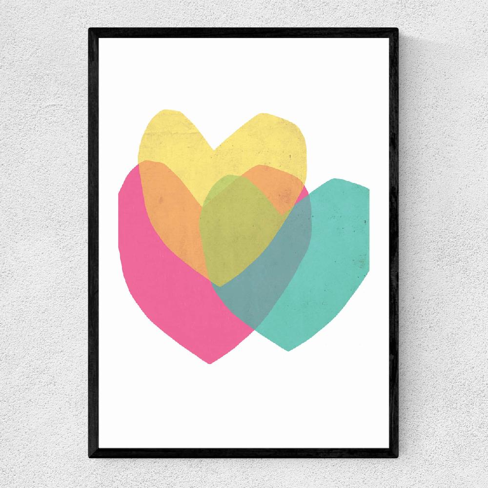 east end prints Bright Hearts