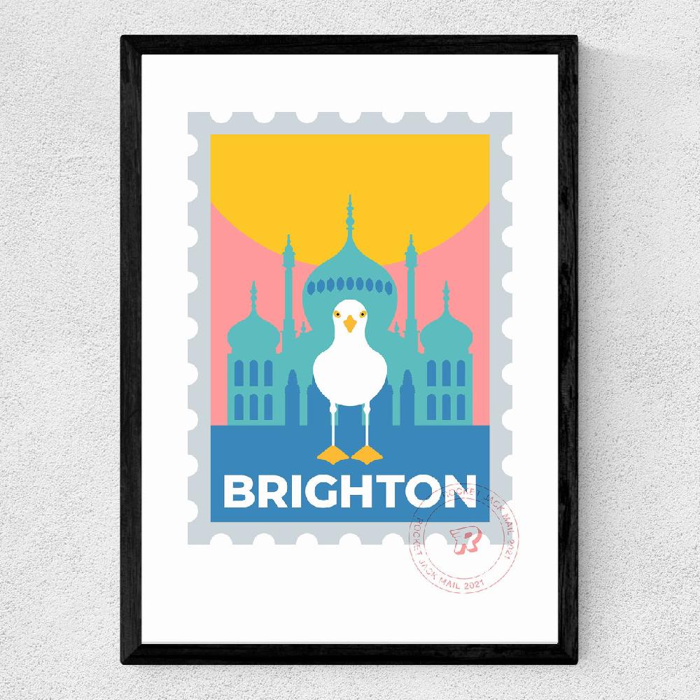 East End Prints Brighton By Rocket Jack