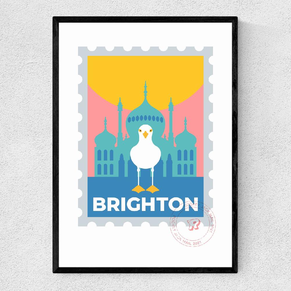 east end prints Brighton by Rocket Jack