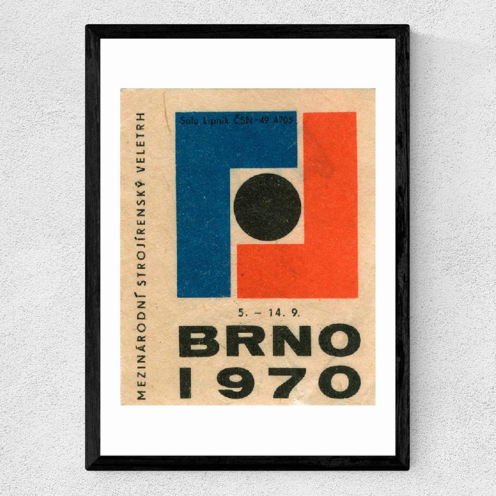 East End Prints BRNO 1970 Matchbox