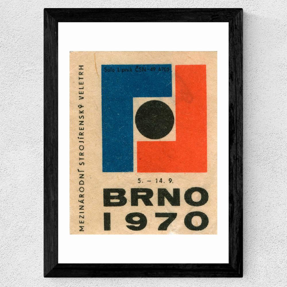 East End Prints BRNO 1970 Matchbox