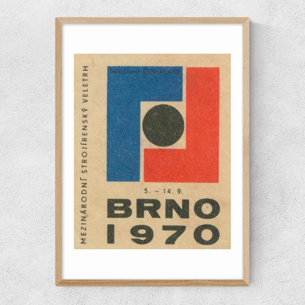 East End Prints BRNO 1970 Matchbox