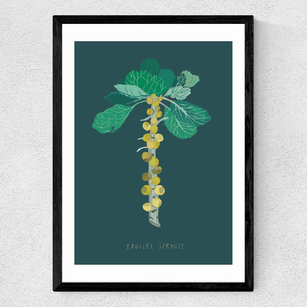 East End Prints Brussel Sprouts