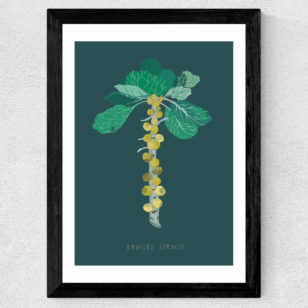 East End Prints Brussel Sprouts