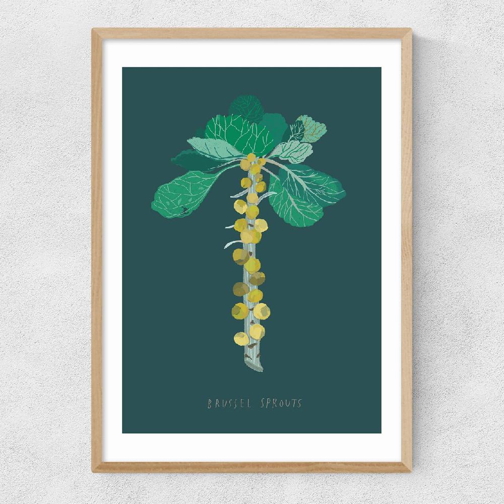 East End Prints Brussel Sprouts