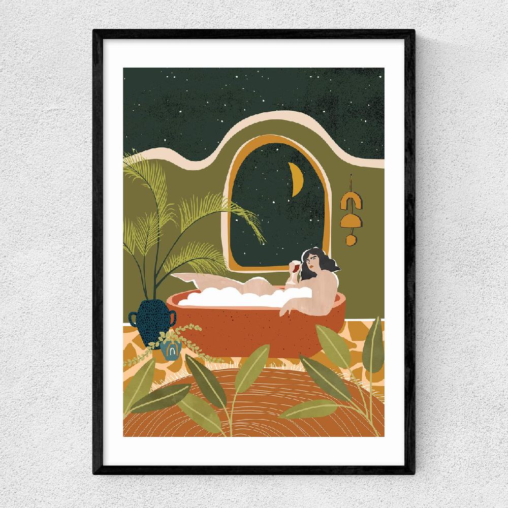 east end prints Bubble Bath Wine
