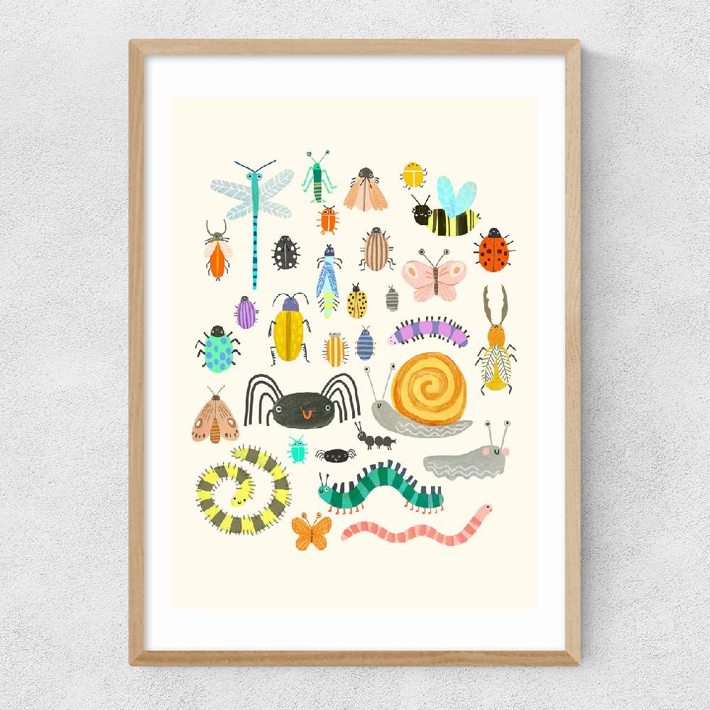 East End Prints Bugs By Darcie Olley