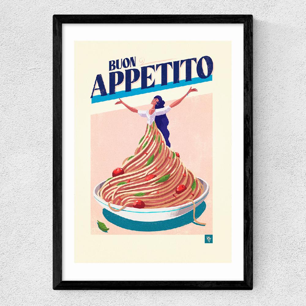 East End Prints Buon Appettito