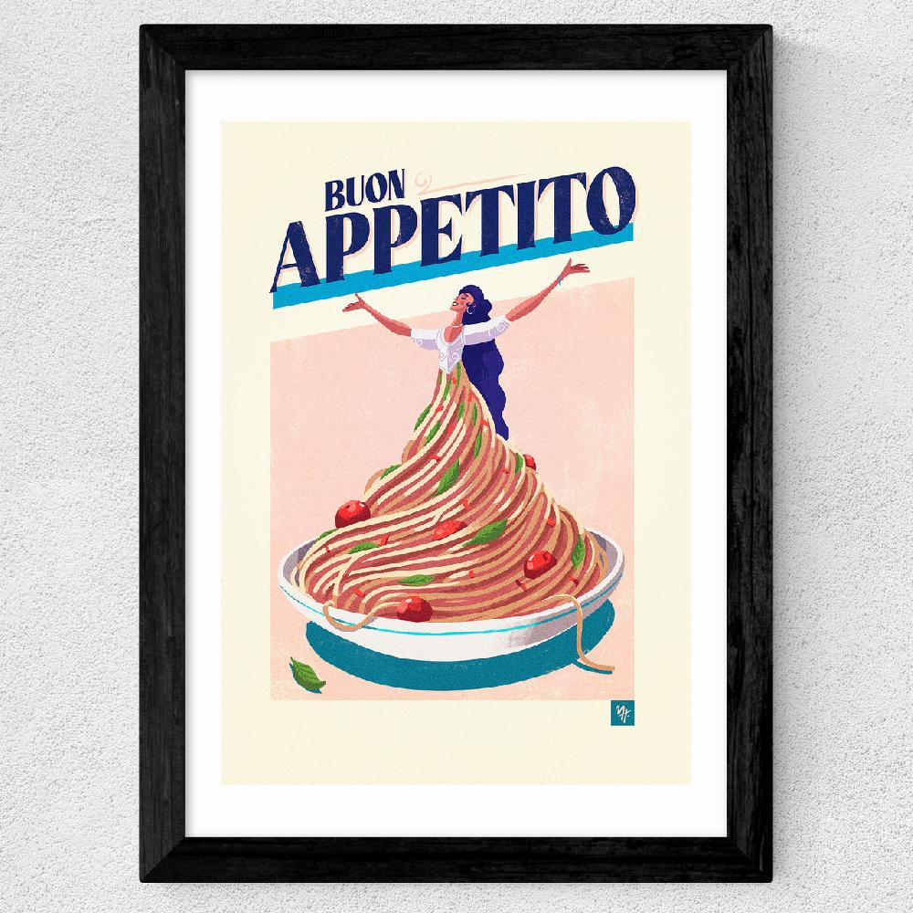 East End Prints Buon Appettito